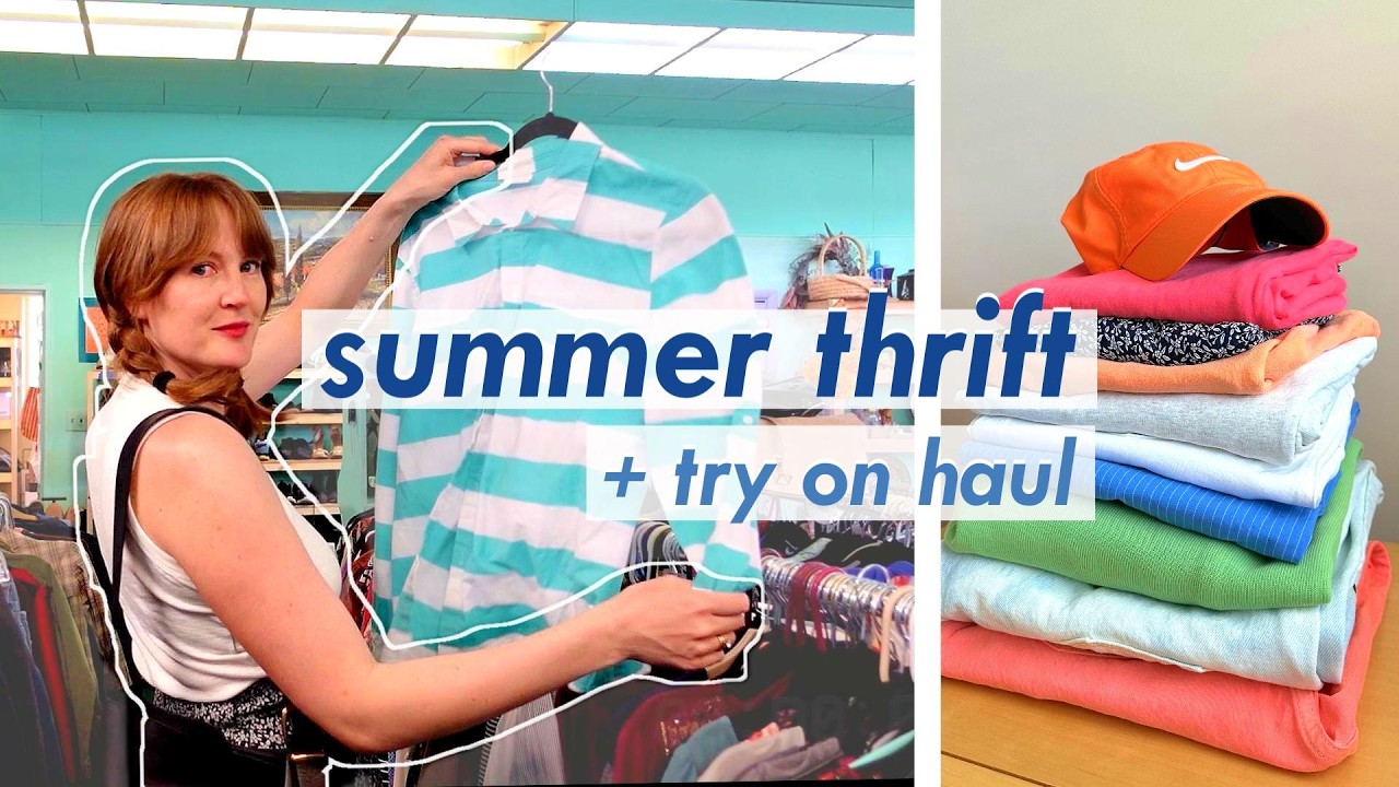 Thrifting a COLORFUL Summer Wardrobe⚡️🎨