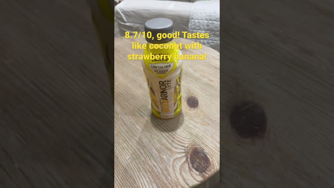 Body armor tropical coconut review! #review #drink #sportsdrink #bodyarmor
