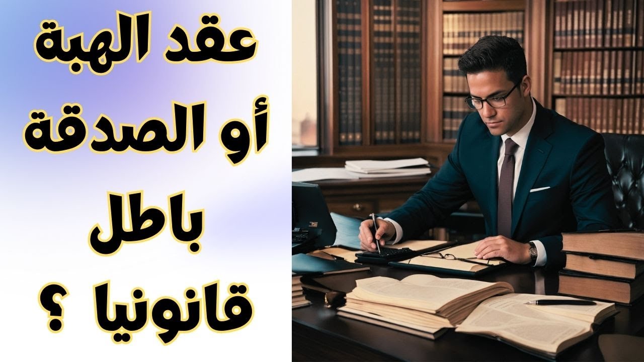 فوقاش تيولي عقد الهبة أو الصدقة باطل و ما تيسوا والو