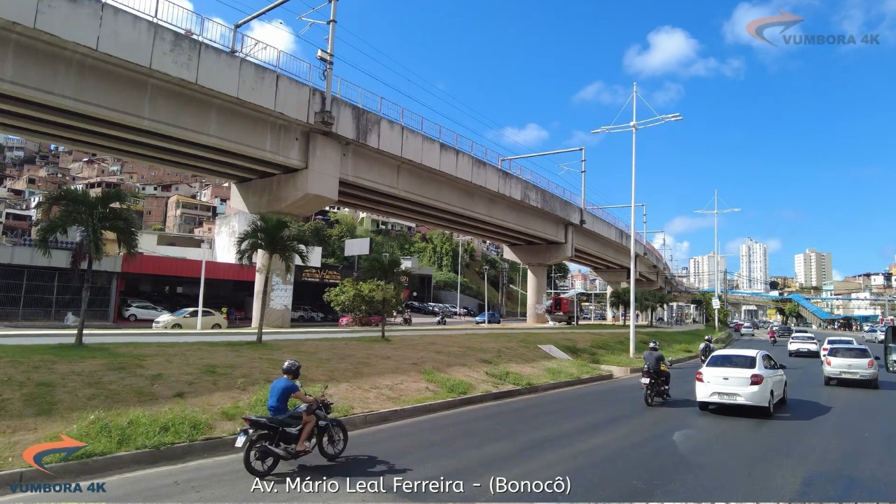 SALVADOR BAHIA – VISÃO DA JANELA DO BUZU: DO DETRAN ATÉ ÁGUA DE MENINOS