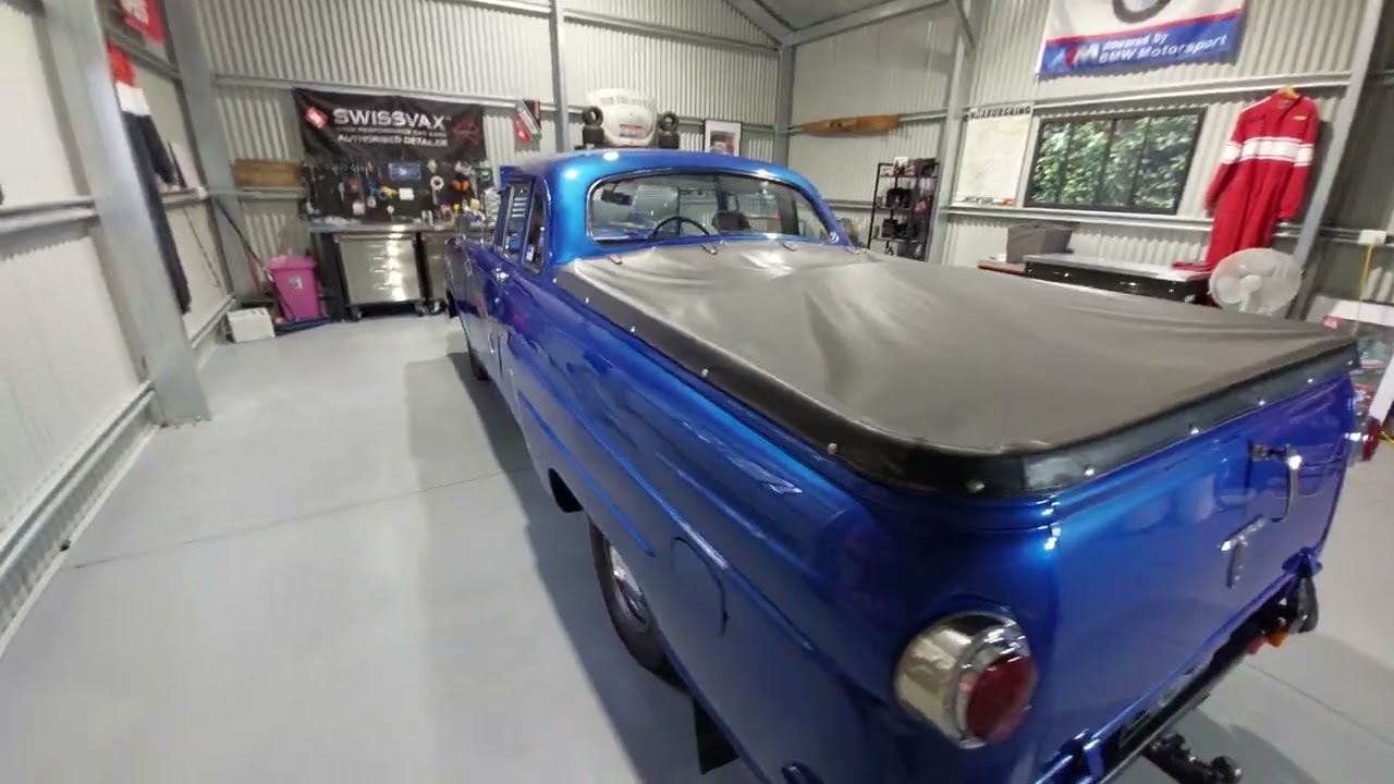 1956 Ford Mainline paint restoration and preservation