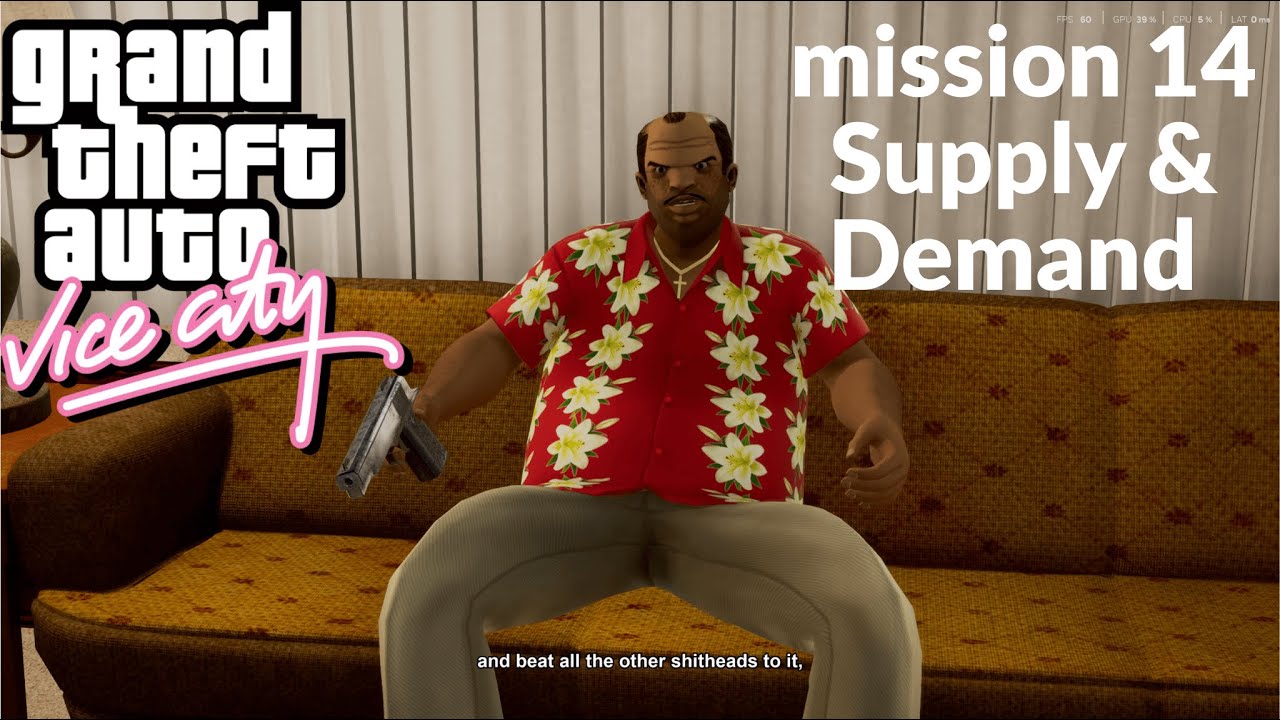 Grand Theft Auto Vice City The Definitive Edition mission 14 Supply & Demand gameplay 2026
