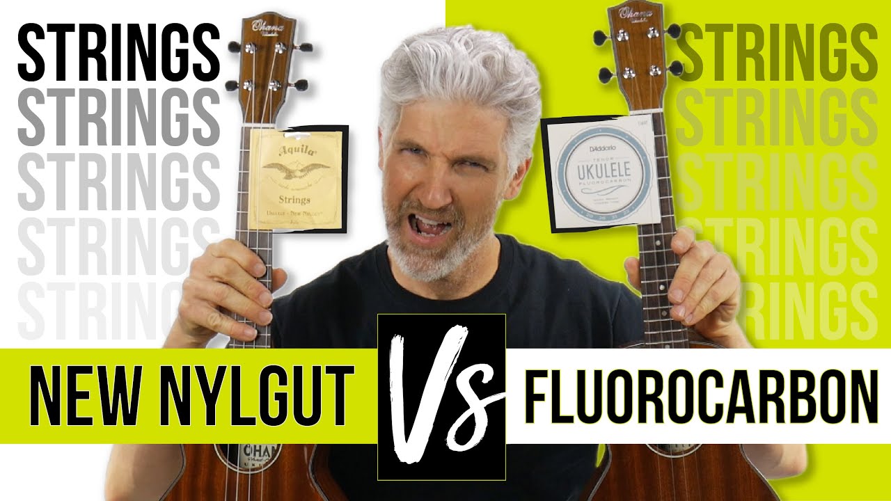 Which #Ukulele String Is Best for you? BATTLE OF THE STRINGS! New Nylgut vs🔥 Fluorocarbon!