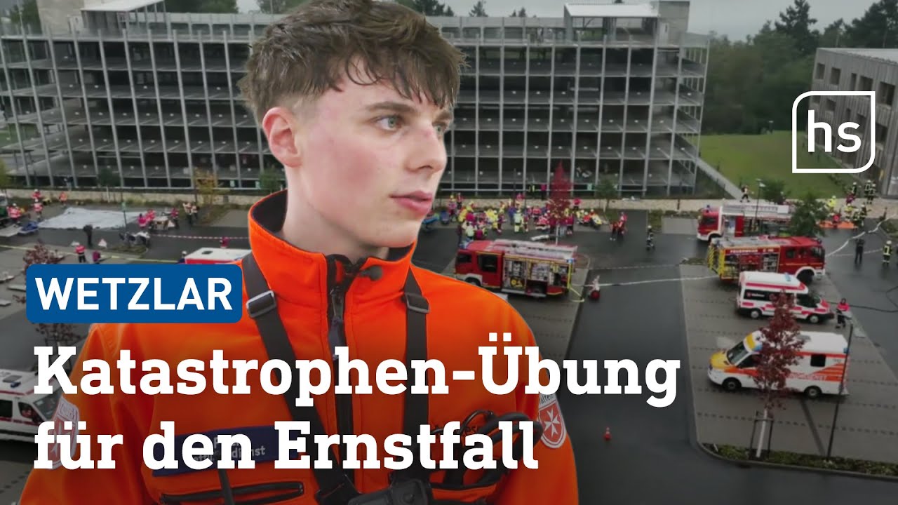 Wie gut sind wir vorbereitet? Einsatzkräfte proben Chemieunfall | hessenschau