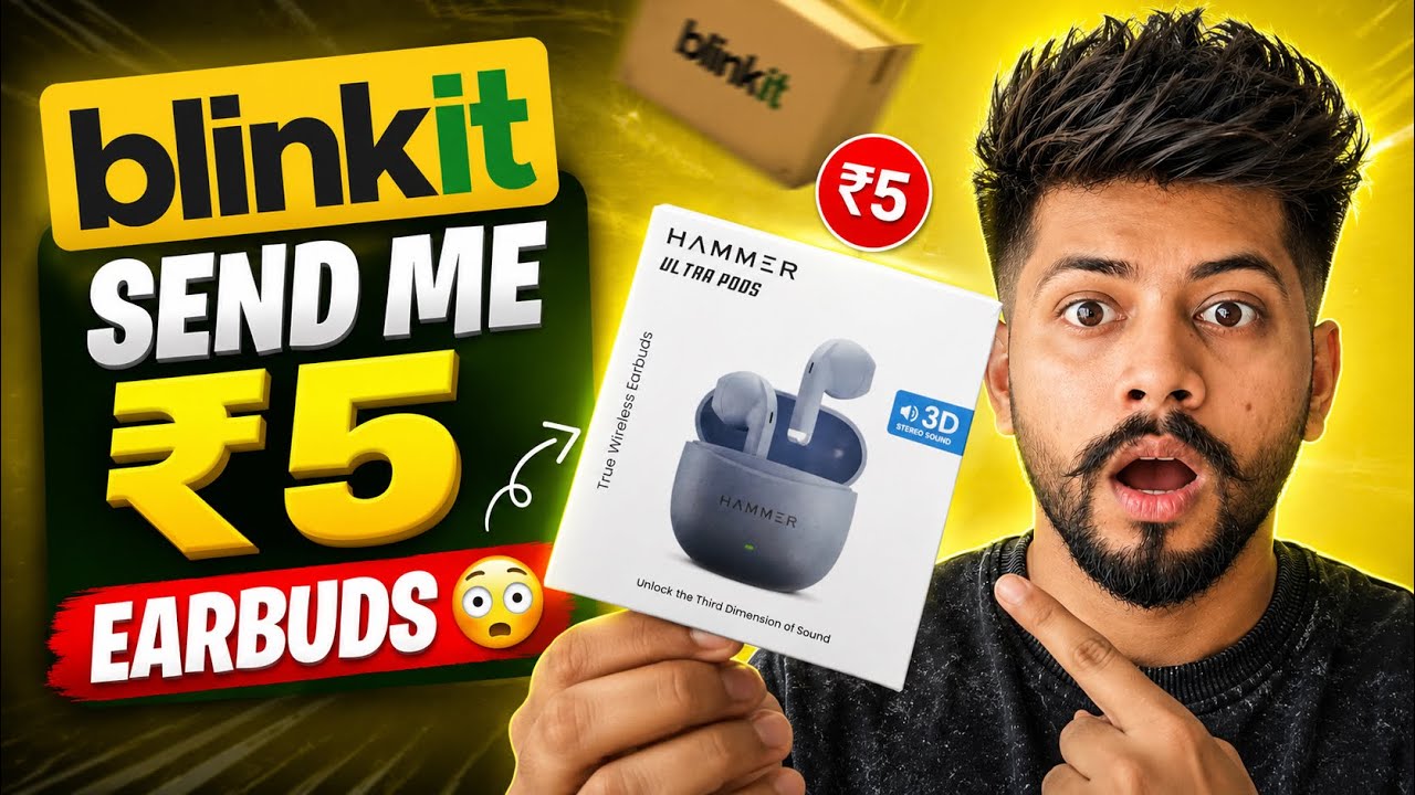 Наушники за 5 рупий с Blinkit?! 🤯 | Главный лайфхак по выгодным покупкам на Blinkit