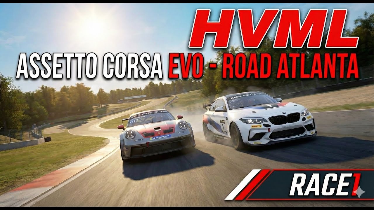 Hungarian Virtual Motorsport League | Assetto Corsa EVO | Porsche CUP -BMW M2 | #1 Road Atlanta