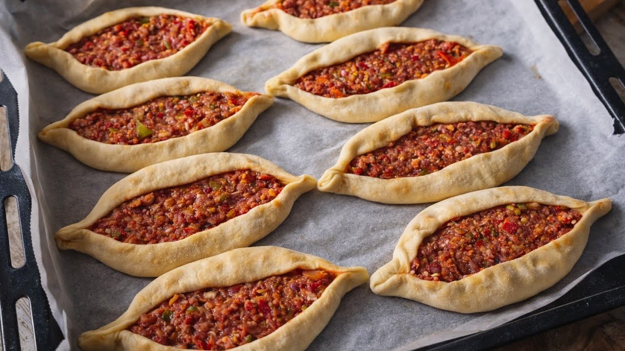 Buzluğa At, Sahurda Çıkar! Minik Kıymalı  Pide tarifi