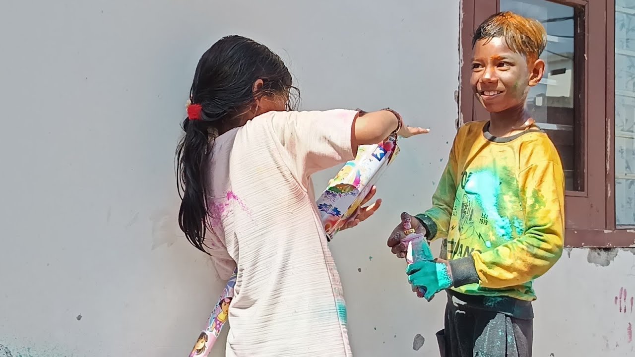 Finally Celebrate Holi ! Holi Vlogs 2026😃Boys Fight  With Family 🙏