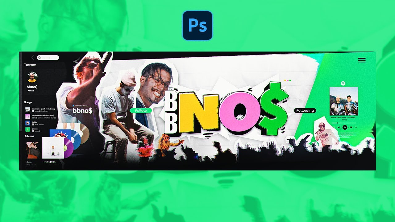 Speedart - bbno$ Twitter Header