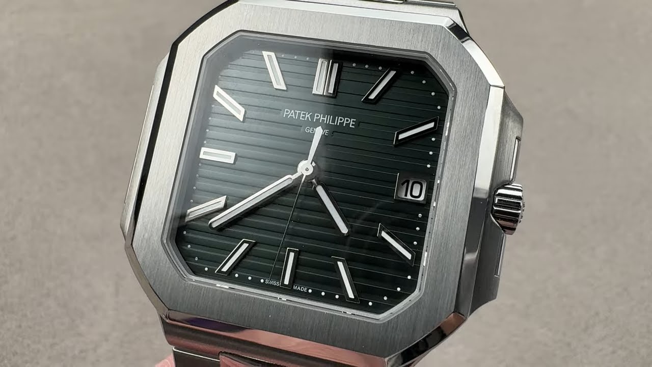 Patek Philippe Green Dial Cubitus 5821/1A-001 - Hands-On Watch Review & Features Overview