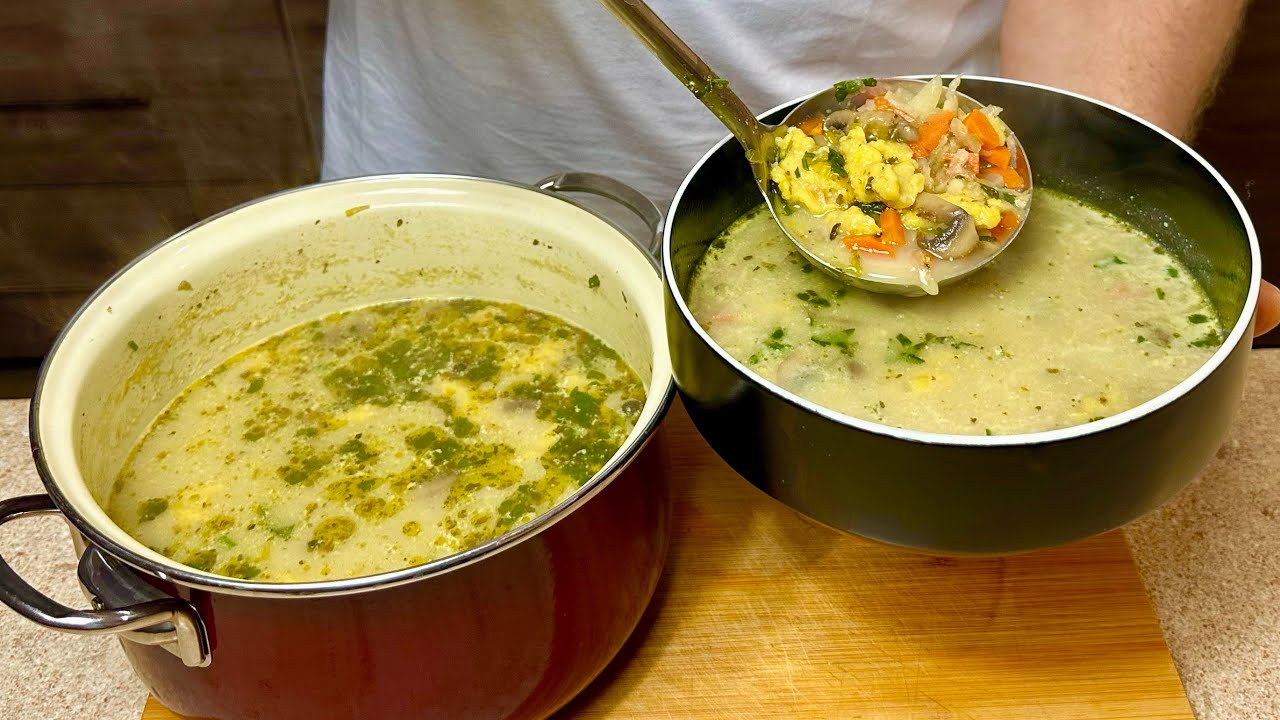 Zupa pieczarkowa smakuje obłędnie w tej wersji to istny raj dla podniebienia