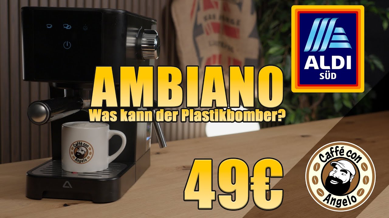 Ambiano Espressomaschine von Aldi - Plastikbomber oder Konkurrenz für Delonghi Dedica?