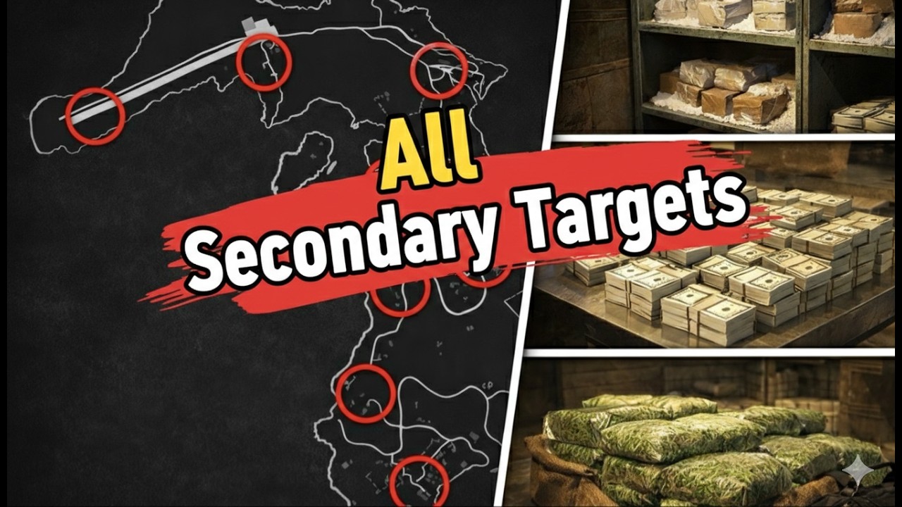 All Outside Secondary Loot Locations – Cayo Perico Guide | Suvee Gaming