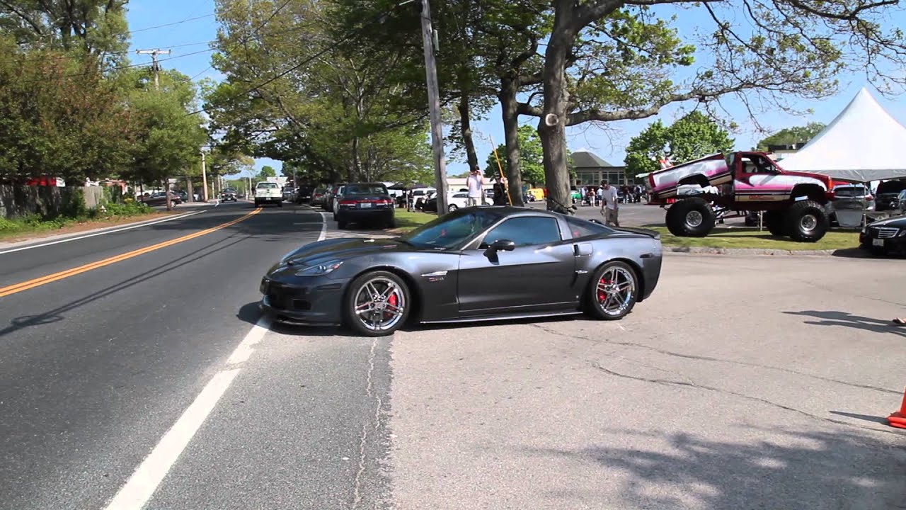 Corvette C6 Z06 burnout.