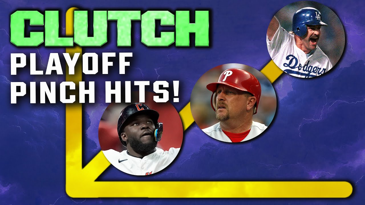Increasingly clutch playoff pinch hits!