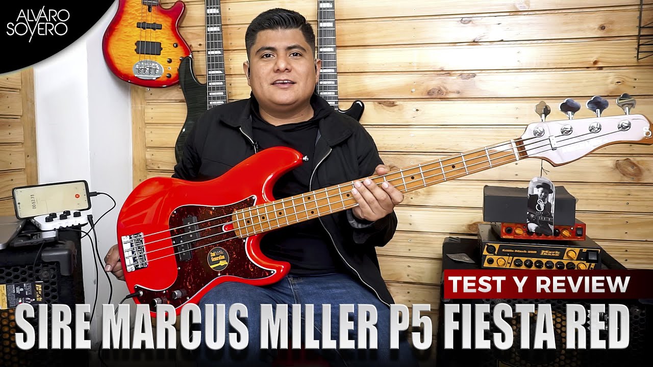 SIRE MARCUS MILLER P5 FIESTA RED / Test y Review por Alvaro Sovero