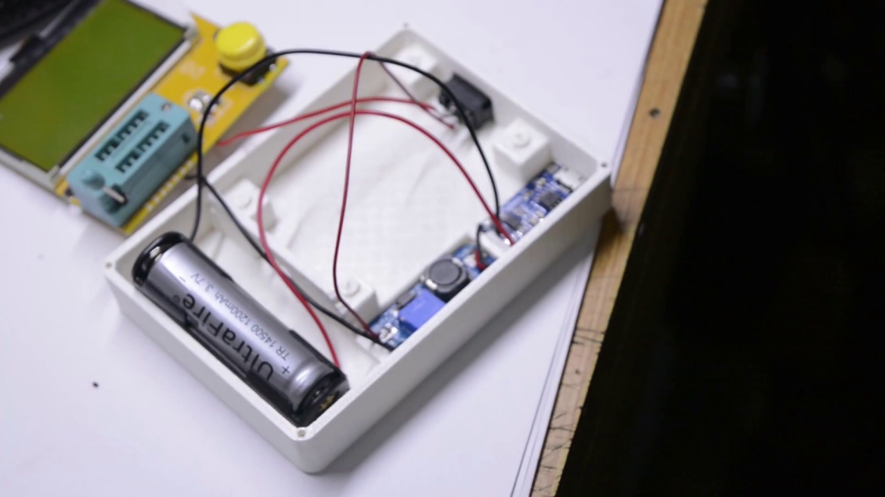 Modificacion de ESR meter M328 modelo viejo  y presentacion de la caja