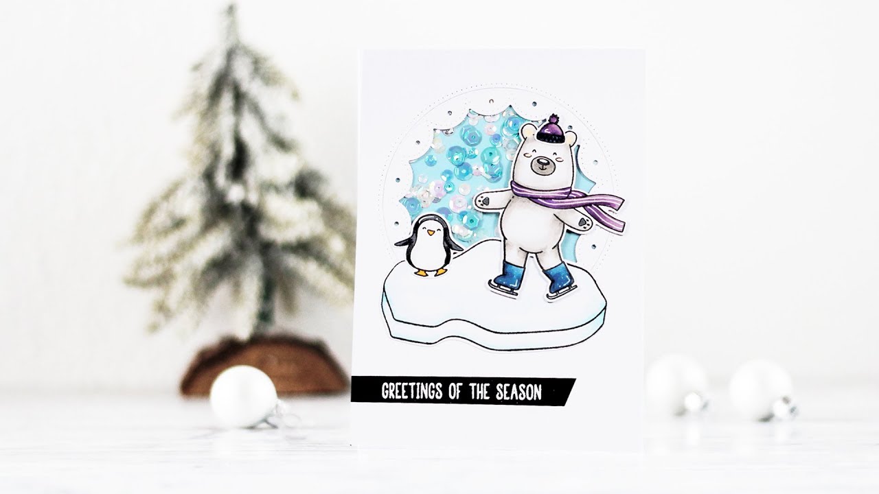 Save the Crafty YouTuber Video Hop - Shaker card