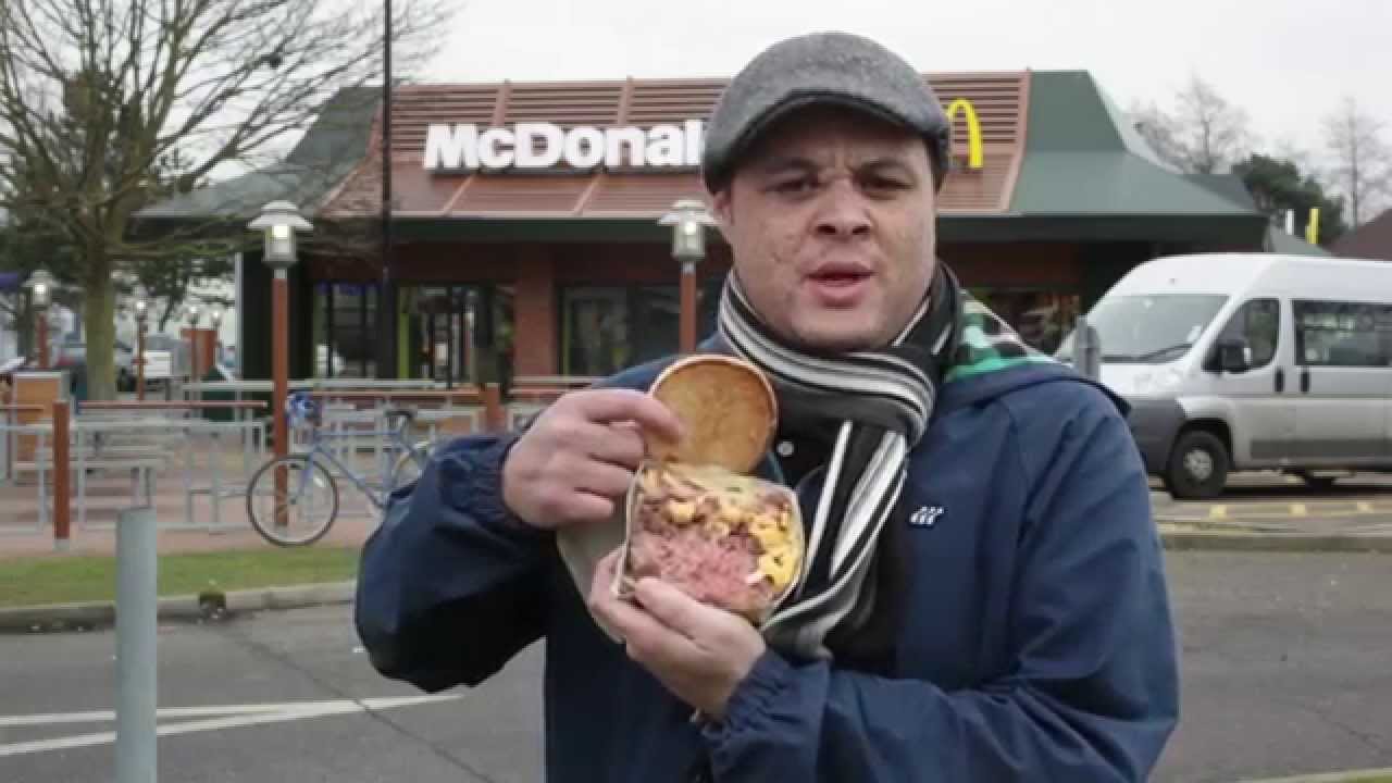 Dad-of-two given red raw hamburger from McDonalds