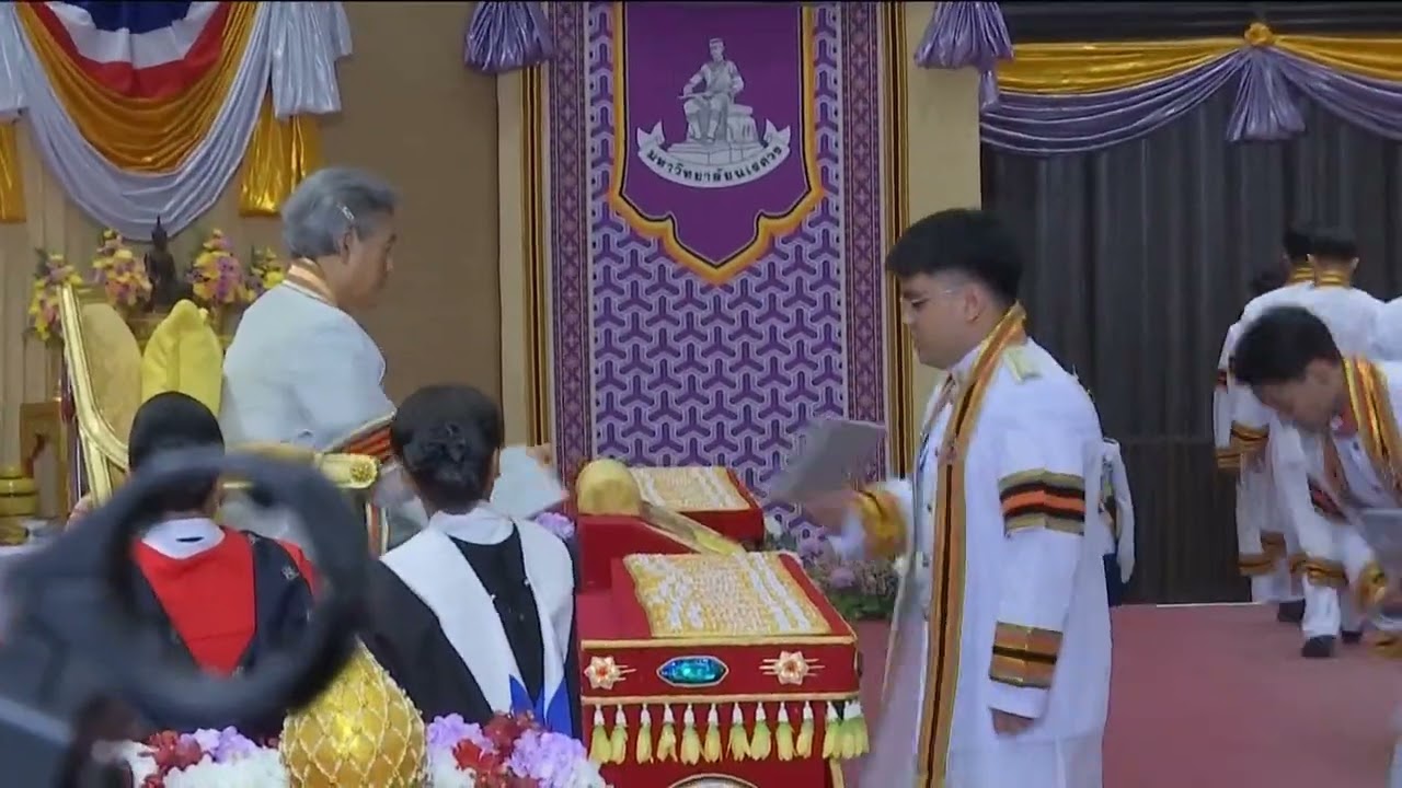 กรมสมเด็จพระเทพฯ พระราชทานปริญญาบัตรแก่ผู้สำเร็จการศึกษาจากมหาวิทยาลัยนเรศวร วันที่ ๑๒ มีนาคม ๒๕๖๘