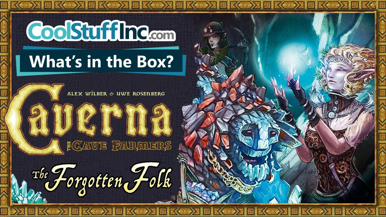 Caverna: The Forgotten Folk Unboxing