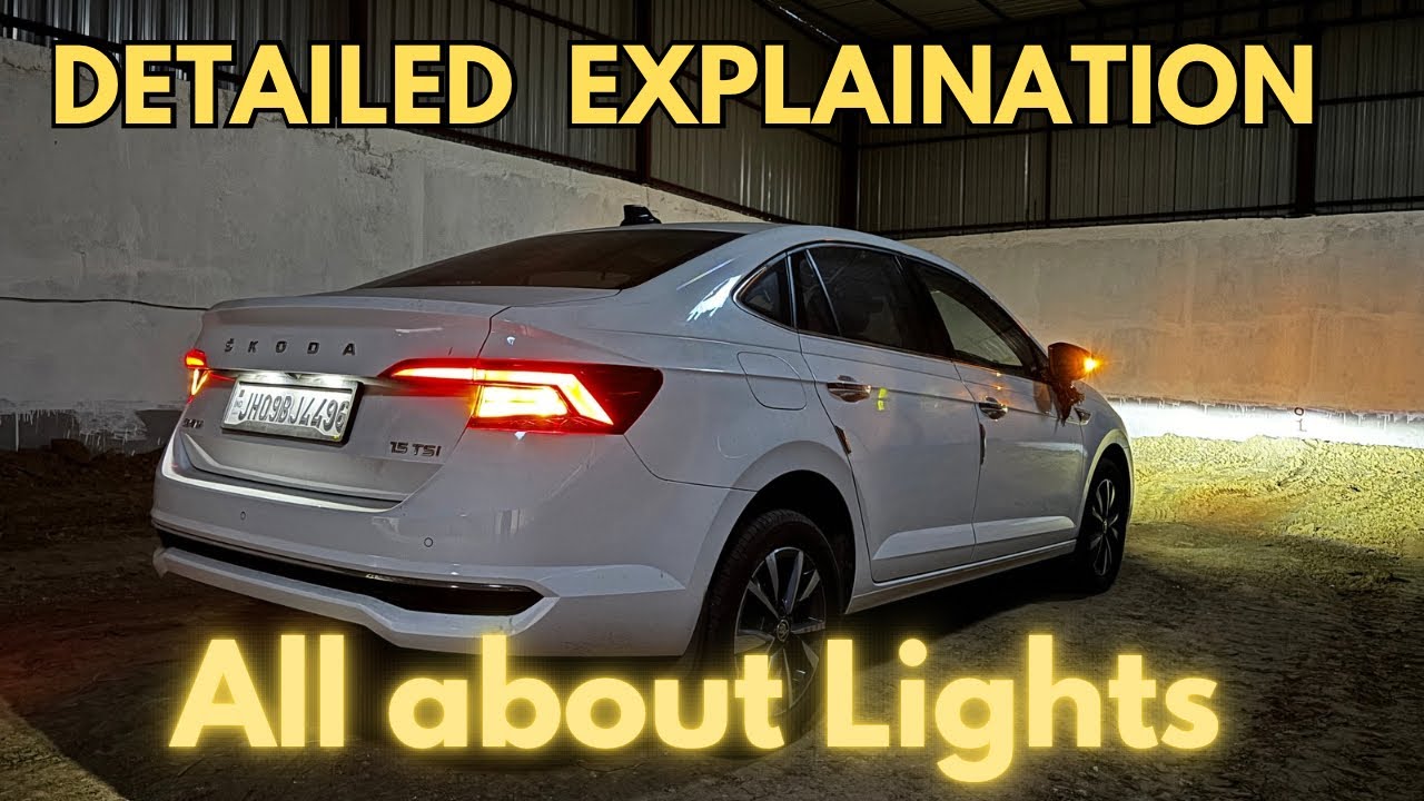 Skoda Slavia Headlight and Interior Lighting Features | Good or Bad👎 ?