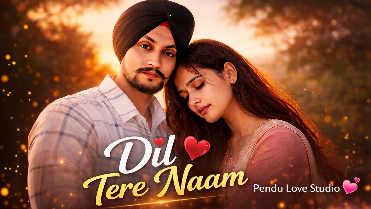 ❤️Dil Tere Naam | Male Female Punjabi Love Song | Romantic Song | Pendu Love Studio💕 