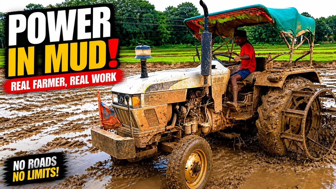 Kachchi Mitti Mein Fasa Tractor – Dekho Kaise Nikaala Desi Jugaad Se!#Eicher380 #DesiTractor
