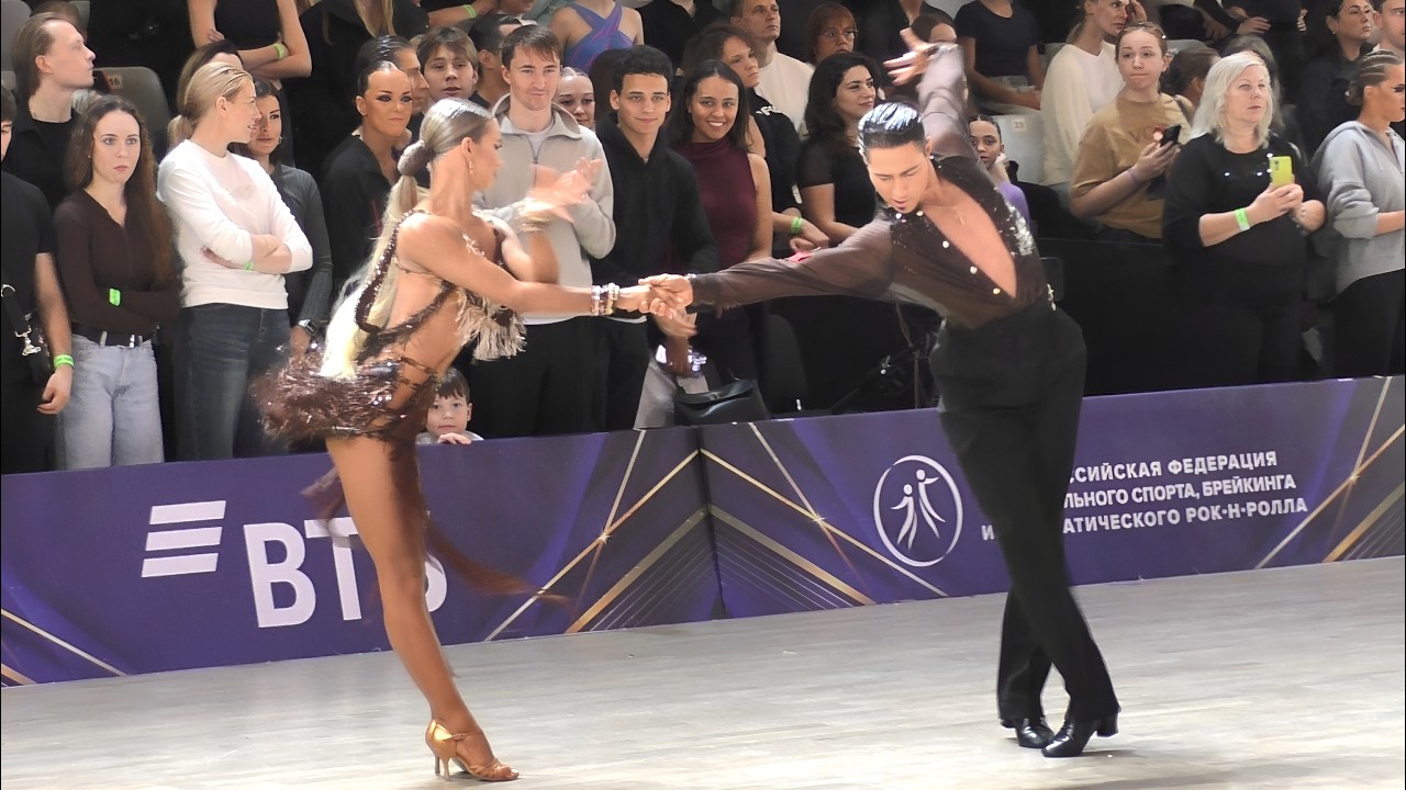 Самба и Ча-ча-ча в 1/8 финала Кубка Мира по латине среди любителей = Russian Open Championship 2025