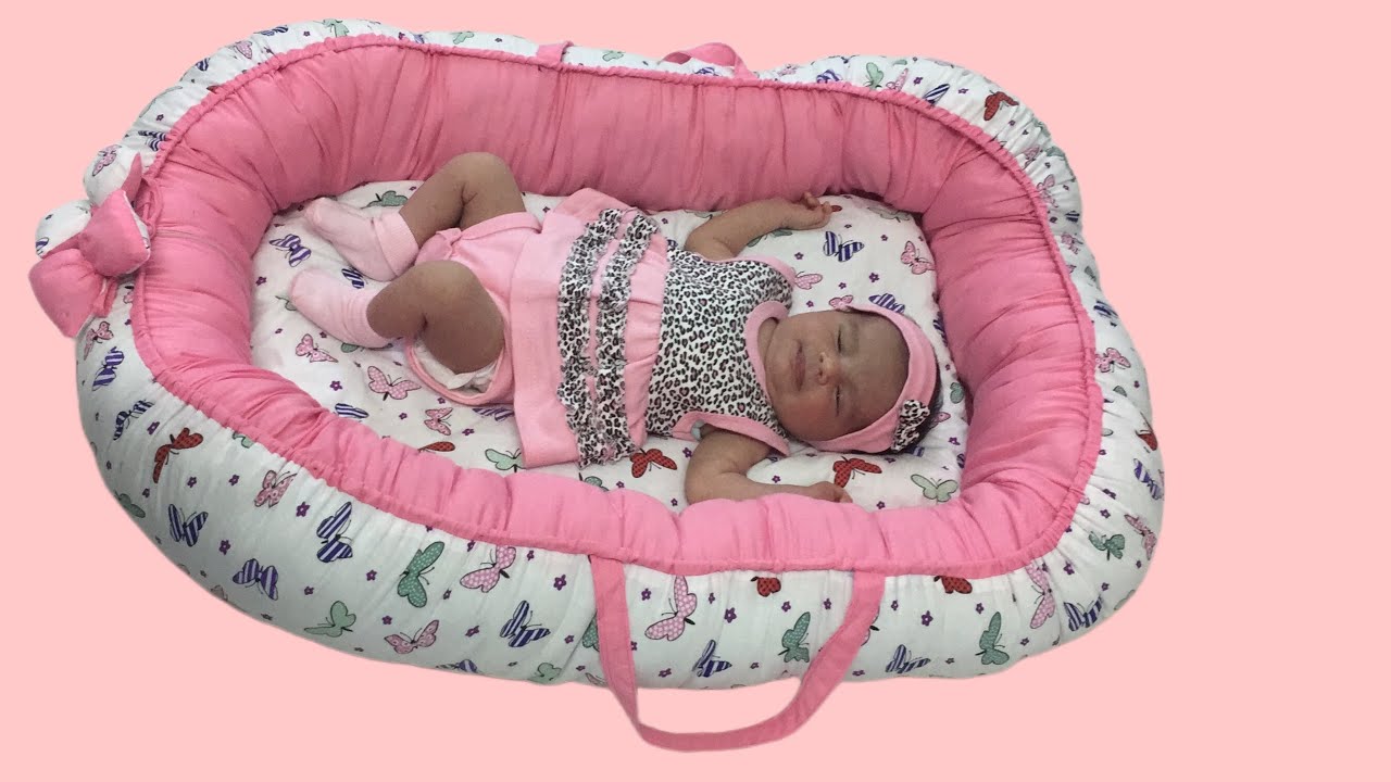 تفصيل وخياطة سرير أطفال how to make a baby sleeping basket
