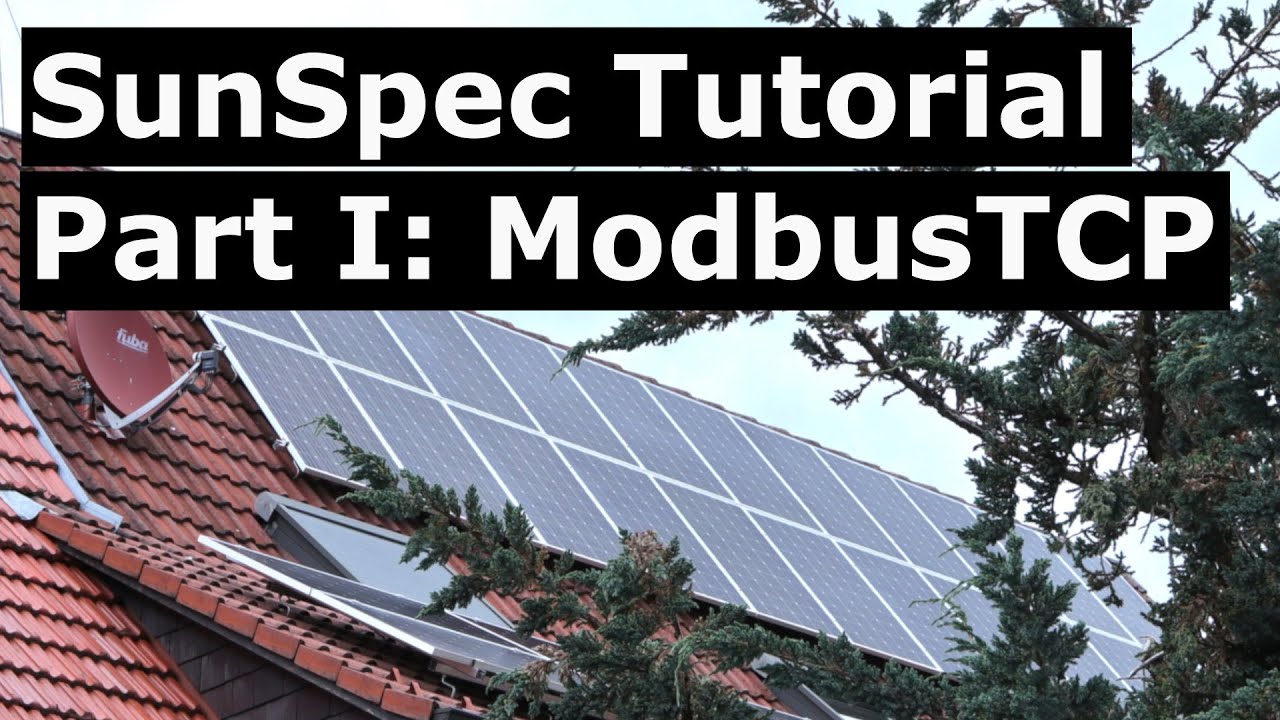 Учебное пособие SunSpec 1/3: ModbusTCP
