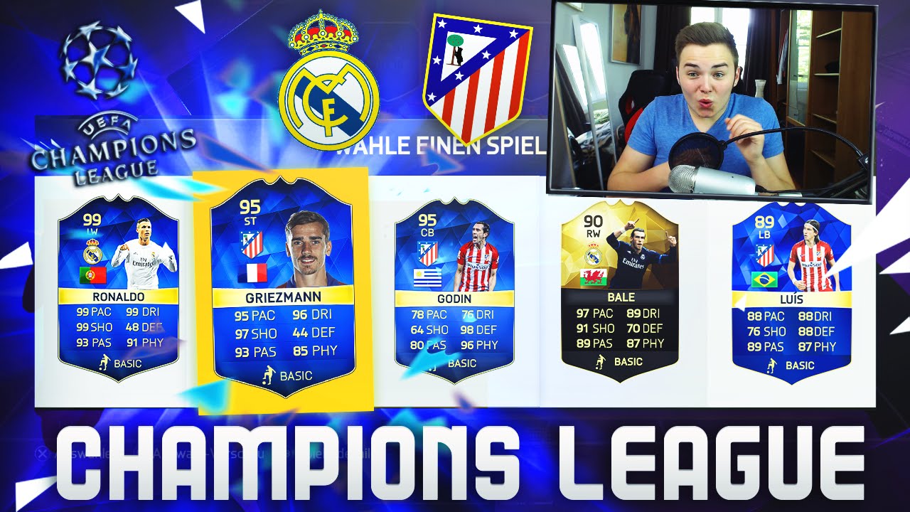 FIFA 16: CHAMPIONS LEAGUE FINAL DRAFT (DEUTSCH) Real-Athletico feat. Ronaldo & co  ULTIMATE TEAM