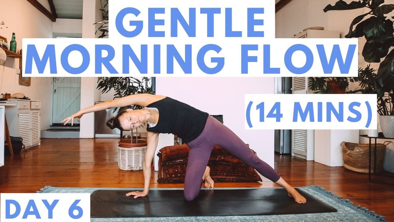 Gentle Morning Yoga: Yoga To Wake Up Slowly | Morning Yoga Challenge ~ Day 6 (14 mins)