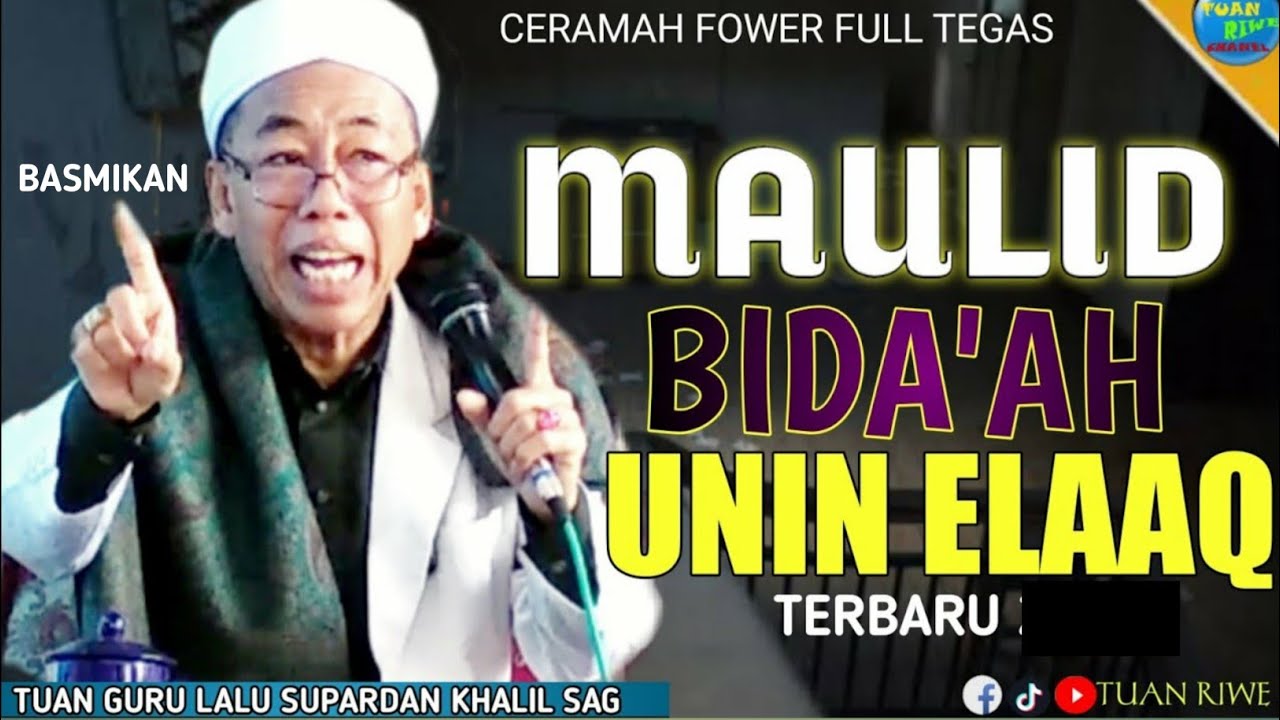 Tgh Supardan Kholil | Maulid Bidaah Unin Elak | Ceramah Tegas Lucu Lombok 2024