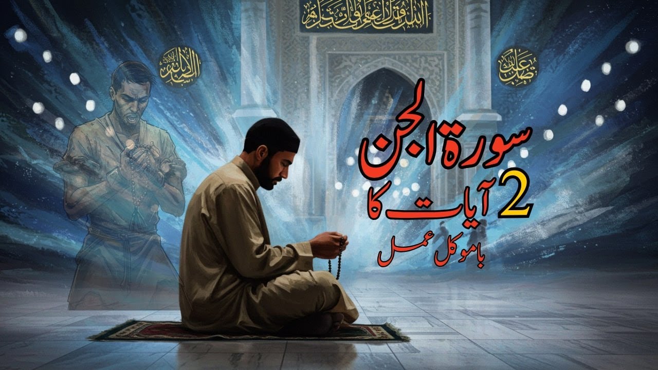 Surah-e-Jinn Ki Du Ayat Ka Ba Muwakal Amal #surahejinh