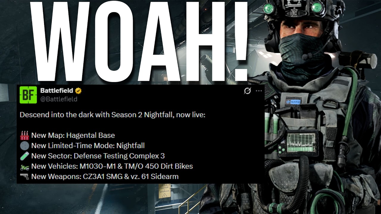Игра полностью готова с новым обновлением Nightfall для BF6...