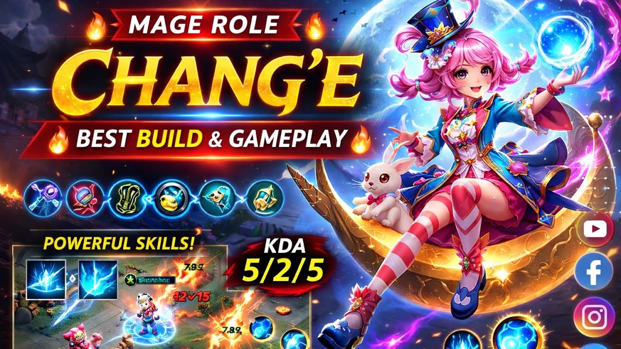 OP Chang'e Mage Gameplay 🔥 | MOBA 5 VS 5 Epic Match | Full Gameplay 🔥🤫