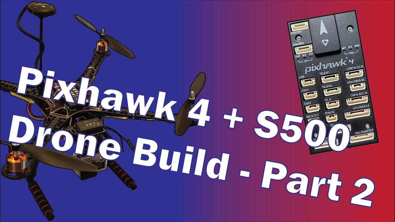 S500 Quadcopter Frame Guided Assembly | Pixhawk 4 + S500 Drone Build Tutorial | Part 2