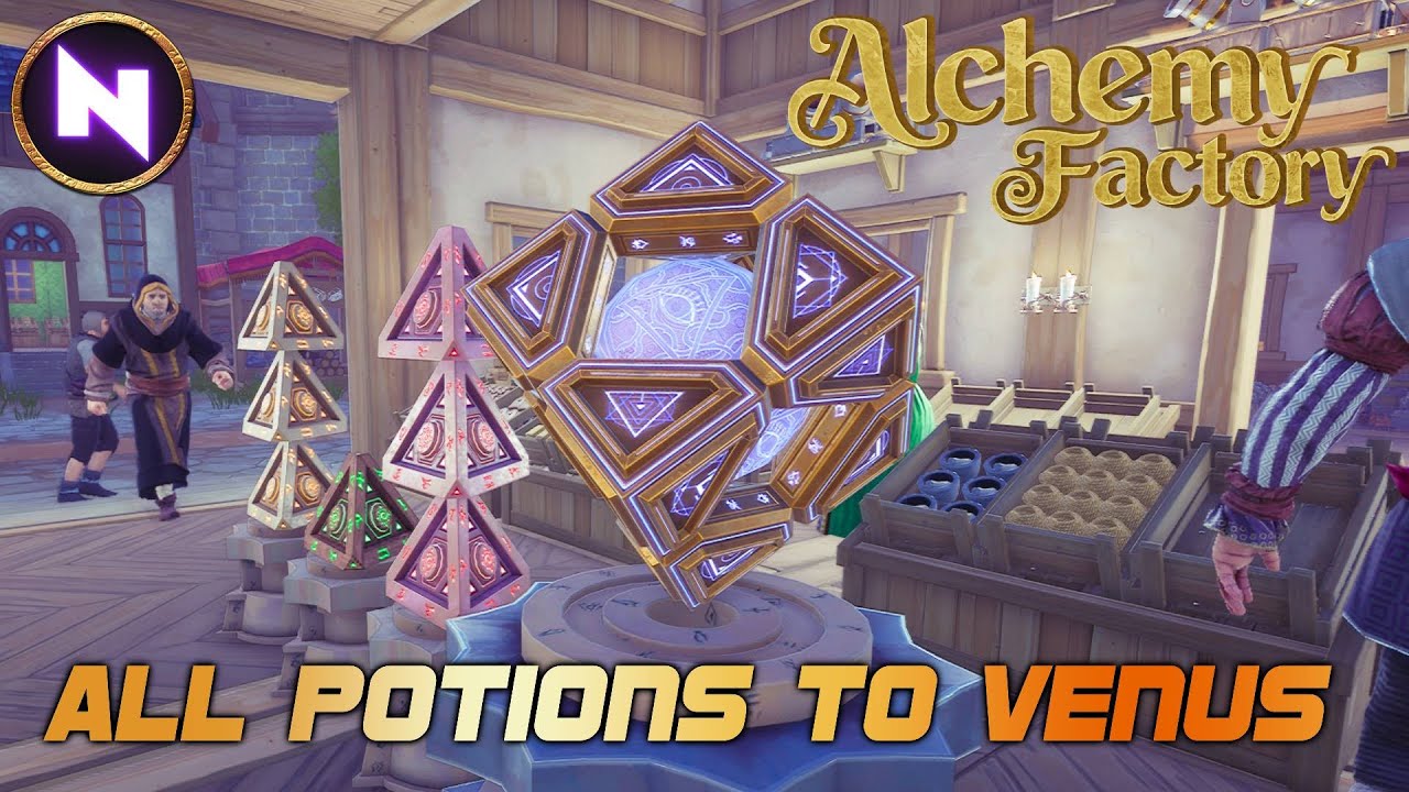 Megaproject VENUS (and French Fries...) in Alchemy Factory | 16 | Lets Play