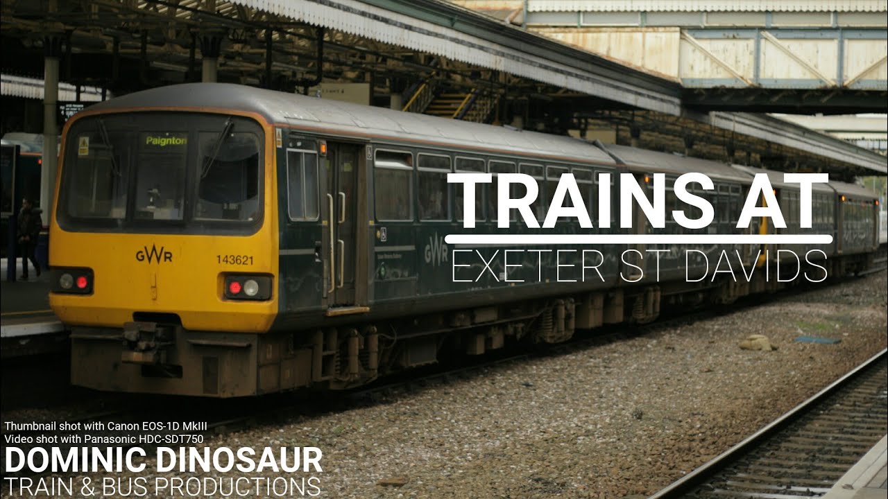 A few Trains at Exeter st. David's | November 2019