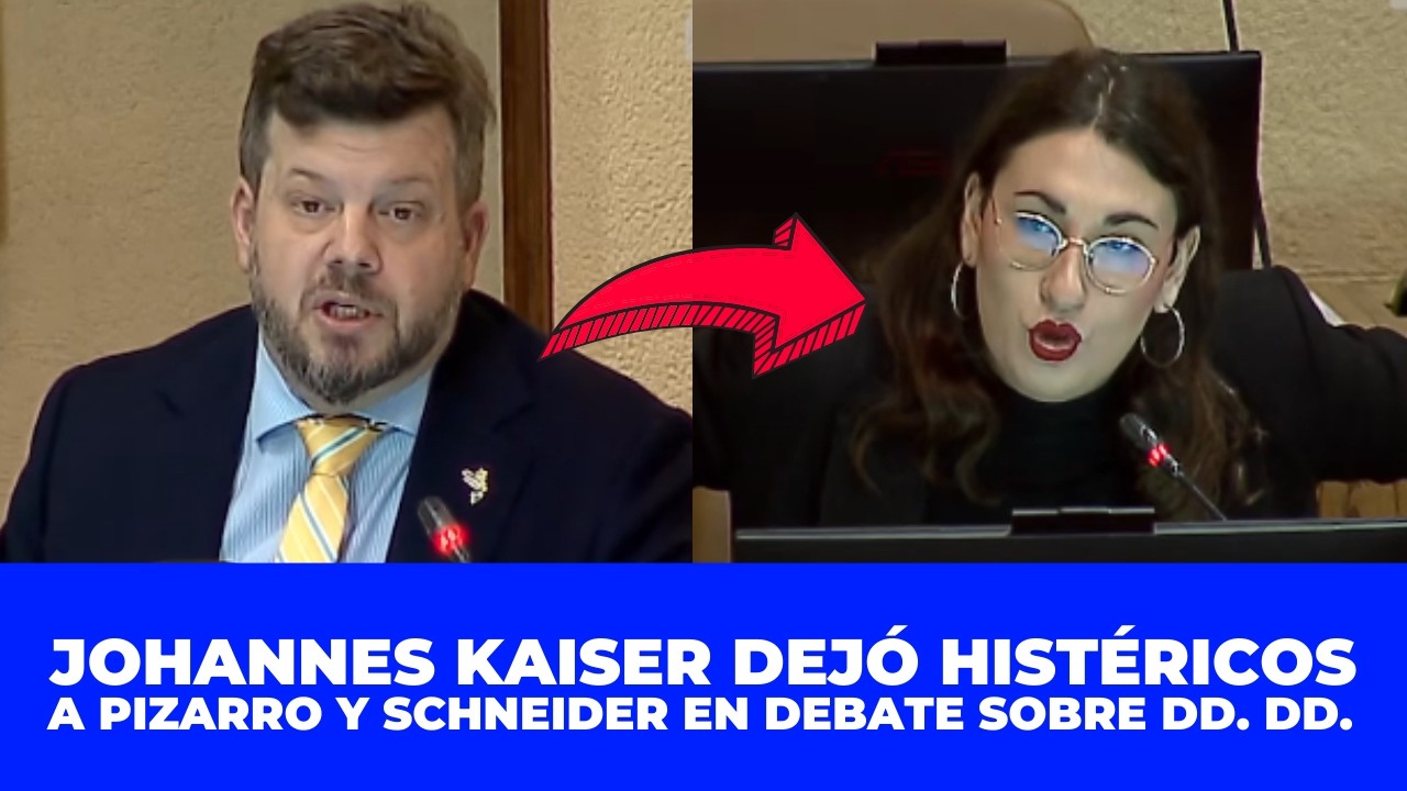 JOHANNES KAISER DEJÓ HISTÉRICOS A PIZARRO Y SCHNEIDER EN DEBATE DE PROYECTO SOBRE DD.DD.