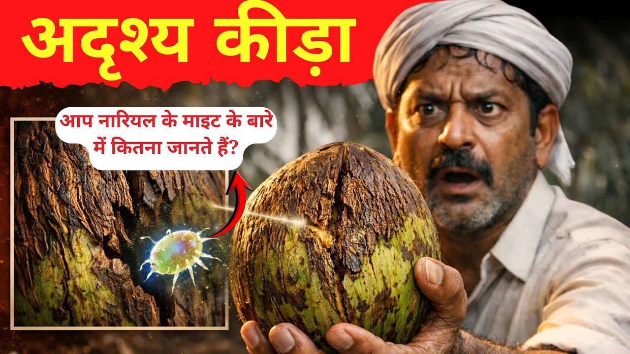 नुसी समस्या का स्थायी समाधान! मिट्टी ही कारण है! | How to control Mites in Coconut