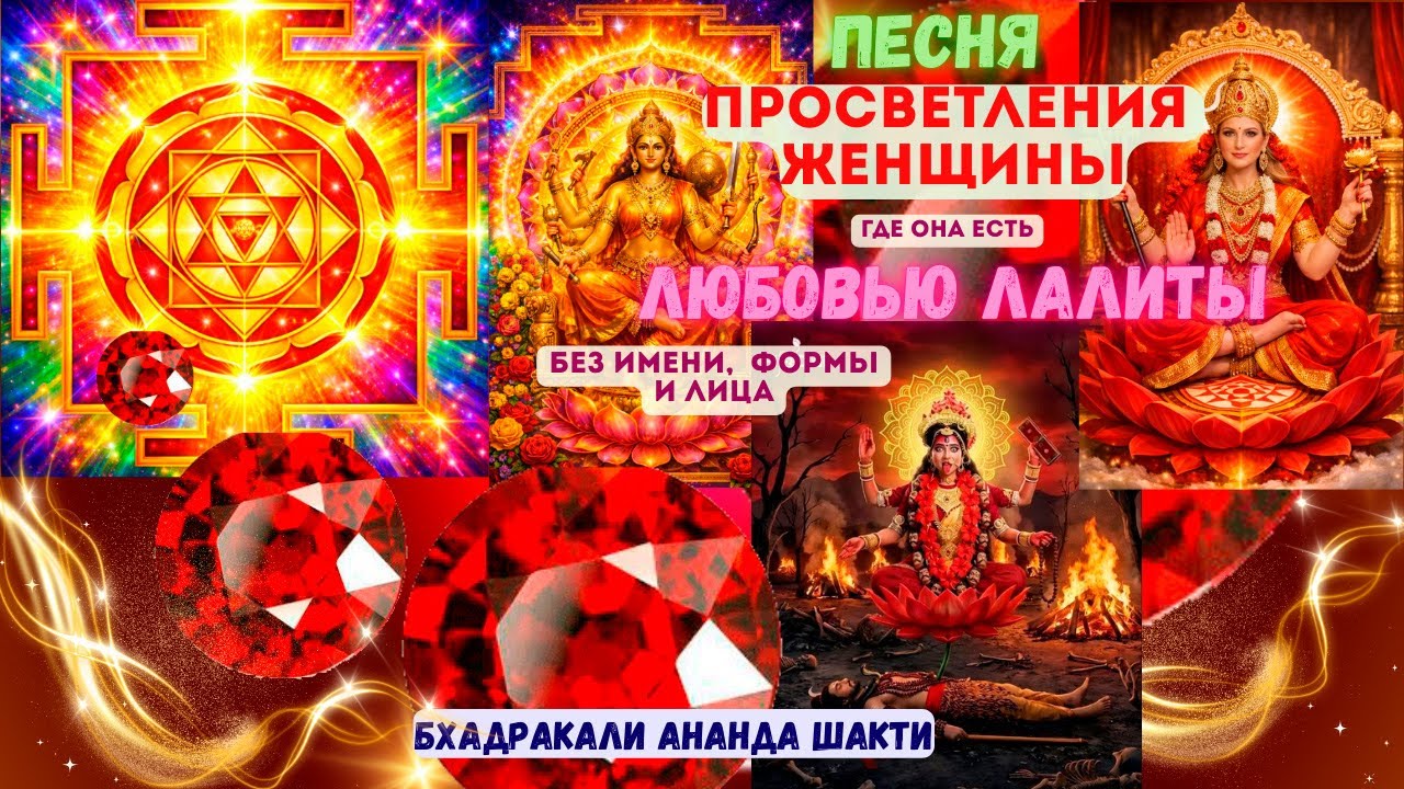 Песня  Просветления женщины где она есть любовью Лалиты без имени,  формы и лица