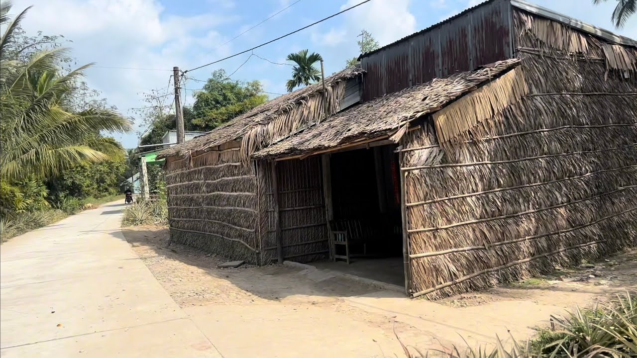 Lạc Vào Xóm Nhà Lá nghèo Người Khơme, Không Thể Tưởng, Anh Trai Sống Nghề Đào Khoai Rừng.