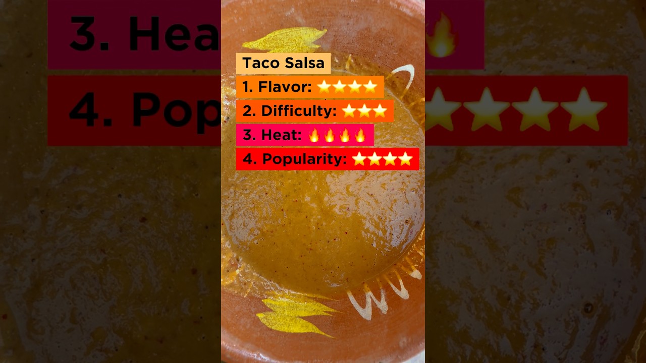 🌮 How to Make Authentic Mexican Taco Salsa Step by Step 🌶️🇲🇽 #short #TacoSalsa #MexicanSalsa