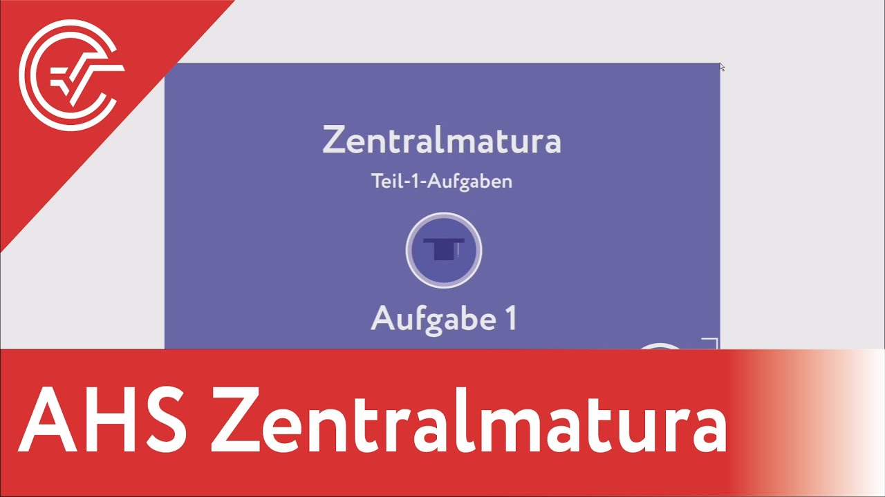 Zentralmatura Mathematik - bifie Aufgabenpool Schritt f&uuml;r Schritt erkl&auml;rt