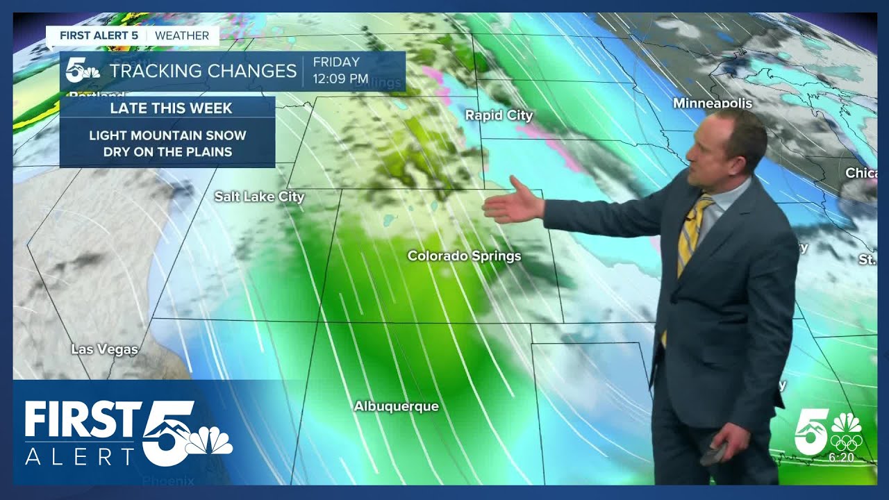 Above average highs Tuesday as we leave behind the last of the Arctic air