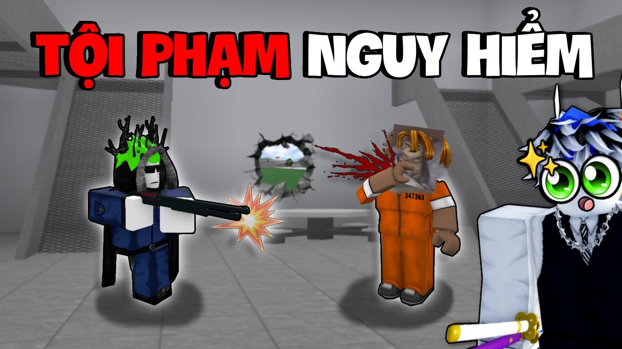 Mình Trở Thành TỘI PHẠM NGUY HIỂM Nhất Trong Game Tuổi Thơ Prison Life...