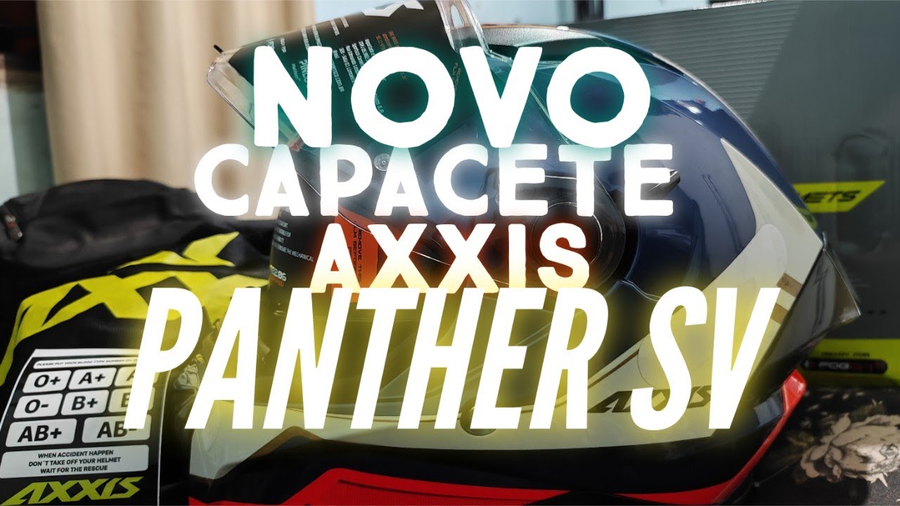 Meu novo capacete Axxis Panther SV