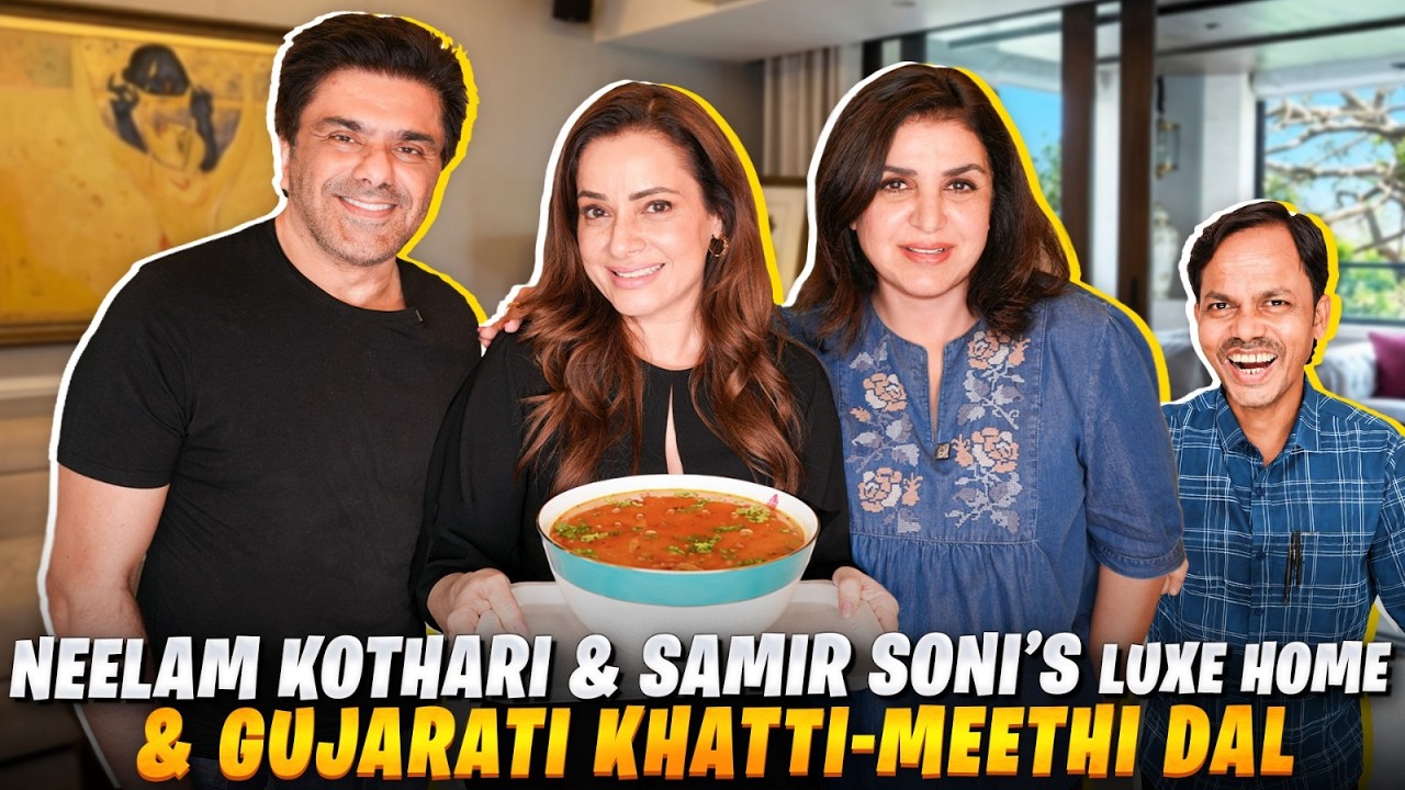Inside Neelam Kothari & Samir's Life! Cute Love Story, Famous Dance With Dilip & Gujju Dal Recipe!